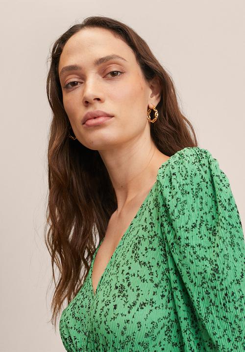 MANGO - Dress pomelo2 - green