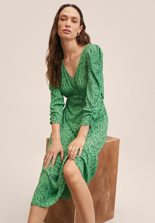MANGO - Dress pomelo2 - green