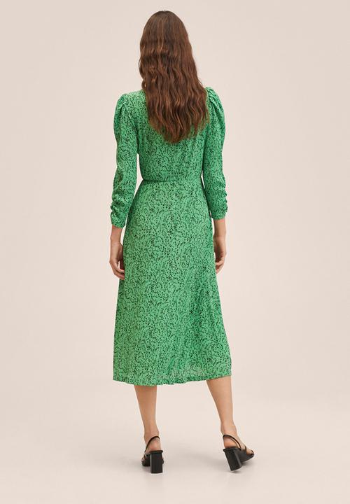 MANGO - Dress pomelo2 - green