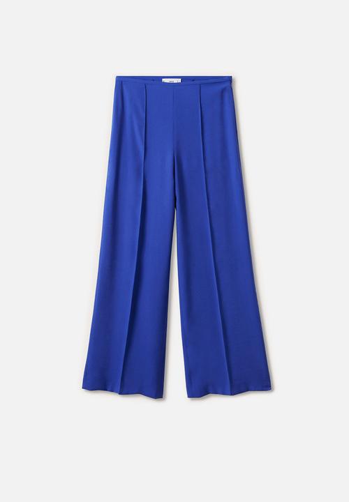 MANGO - Trousers justo2 - mid blue