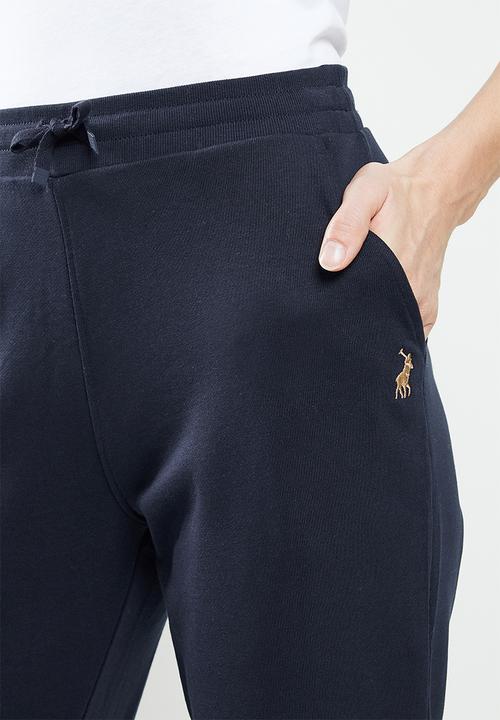 POLO - Woman's tracksuit pony pants - navy
