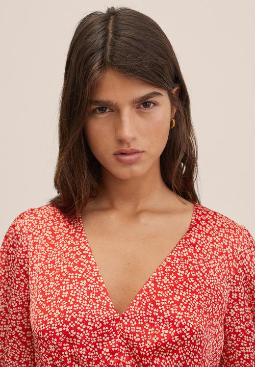 MANGO - Dress portofin - red