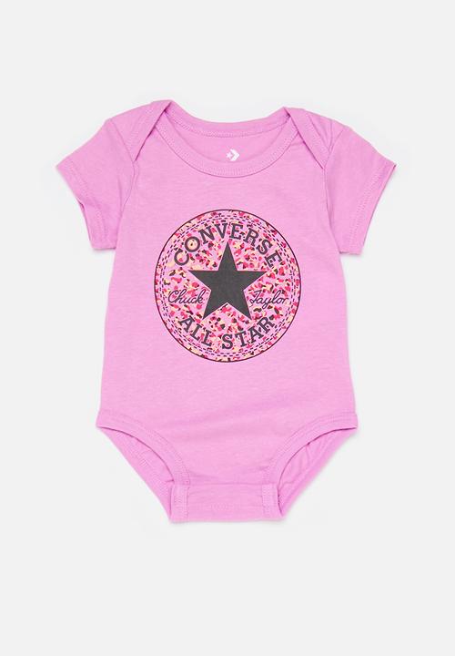 Converse - Leopard print bodysuit 3pk - converse beyond pink