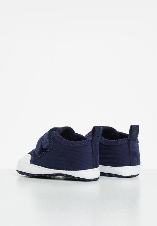 Pop Candy - Boys corduroy sneaker - navy