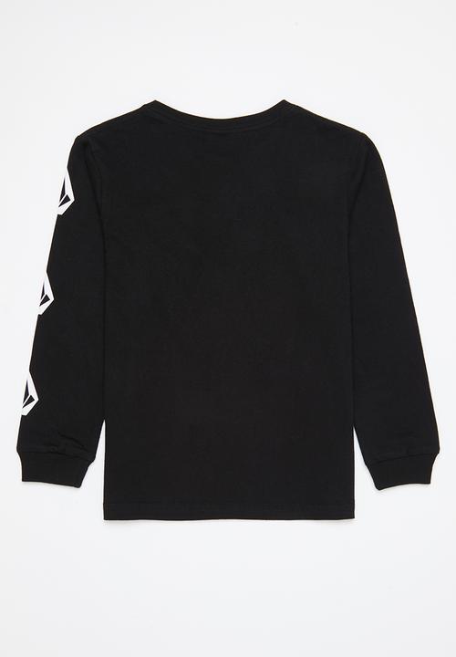 Volcom - Iconic stone longsleeve - black