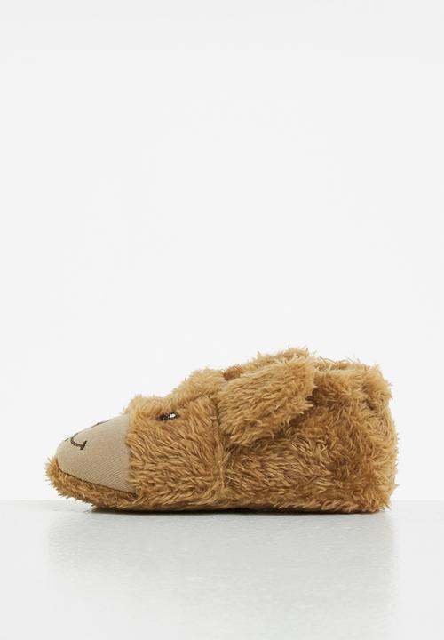 Pop Candy - Baby bear slipper - brown