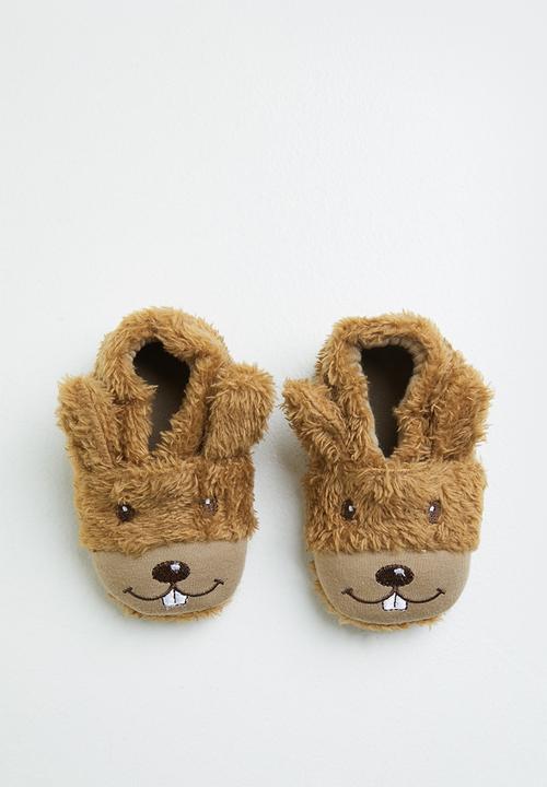 Pop Candy - Baby bear slipper - brown