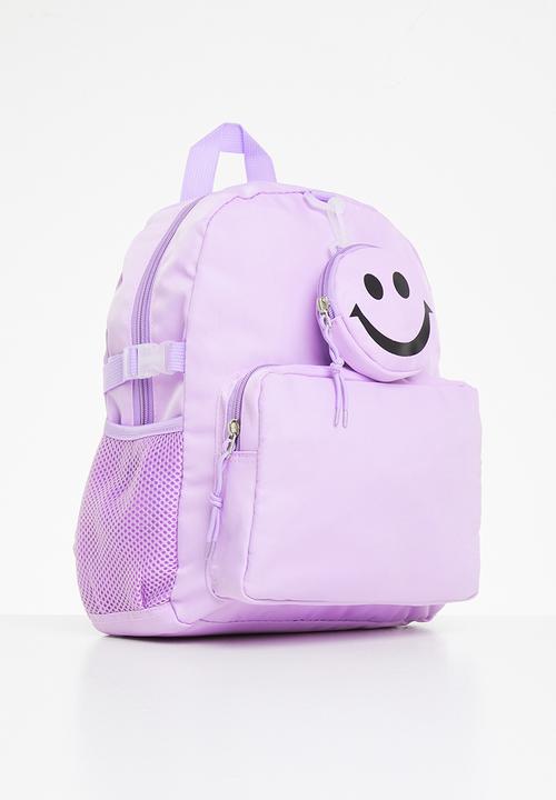 Rebel Republic - Smiley backpack - purple
