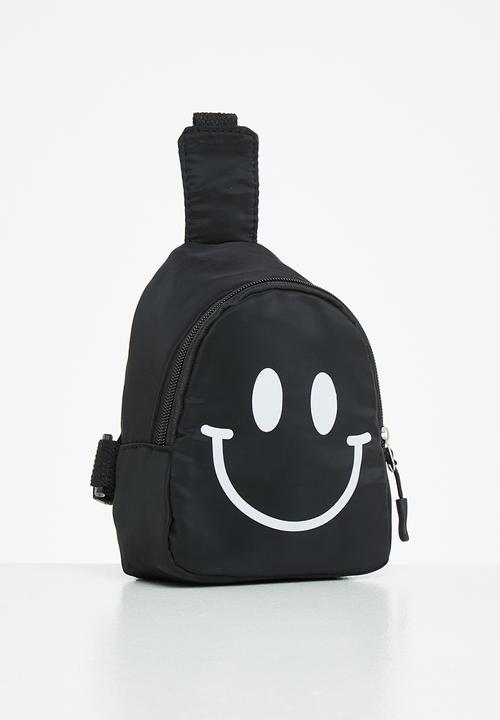 Rebel Republic - Smiley bag - black