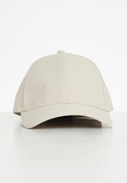 POLO - 6 panel monogram peak - off white