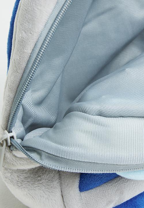 Pop Candy - Mask animal backpack - blue & grey 