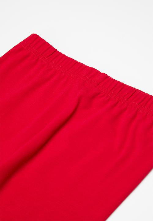 POLO - Girls classic legging - red