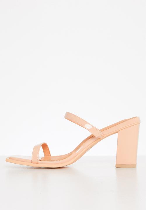 Seduction - Square toe mule heel - neutral