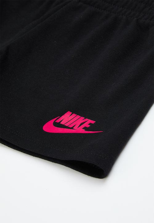 Nike - Nike wildflower short set - black