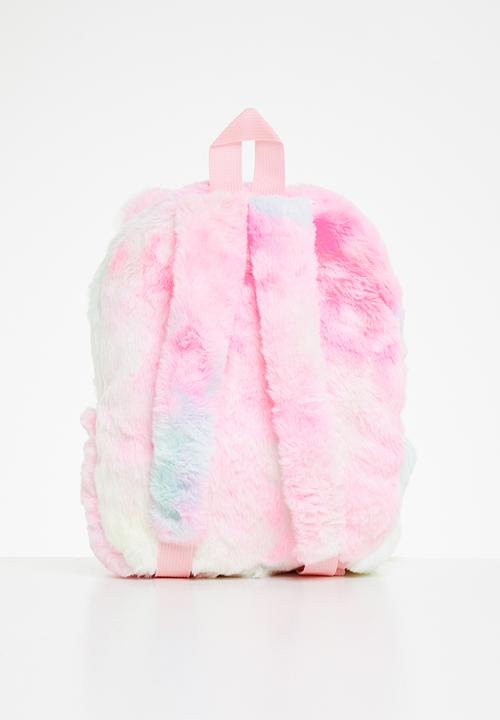 Pop Candy - Unicorn faux fur backpack - multi