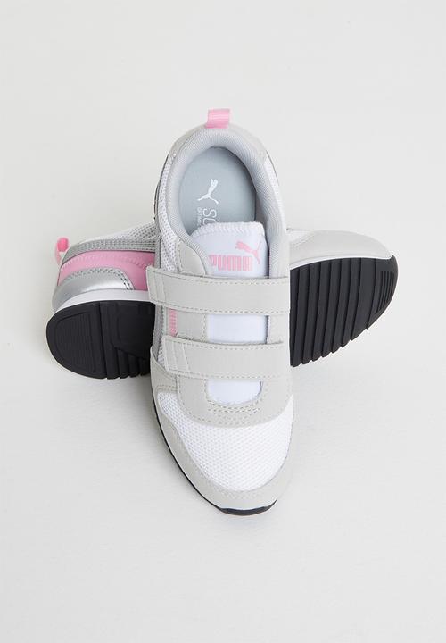 PUMA - Puma r78 v ps - white/silver/parfait pink