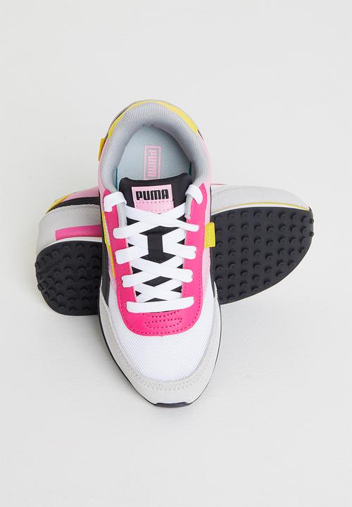 PUMA - Future rider splash ps -  white/prism pink