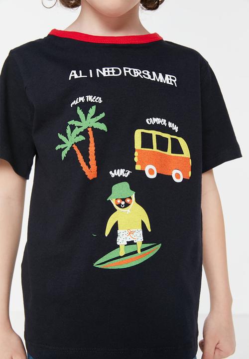 Trendyol - All i need for summer tee - navy