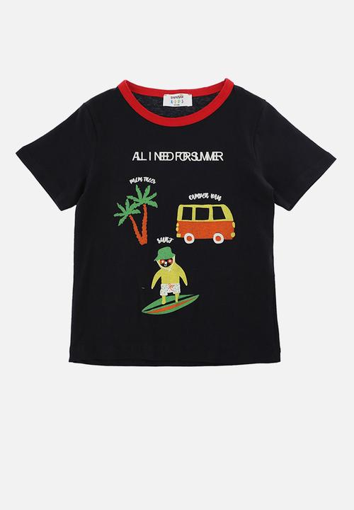Trendyol - All i need for summer tee - navy