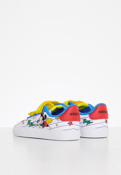 adidas Originals - Vulc raid3r mickey cf i - ftwr white/yellow/bright blue