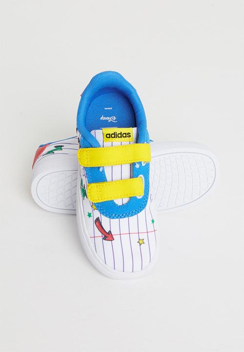 adidas Originals - Vulc raid3r mickey cf i - ftwr white/yellow/bright blue