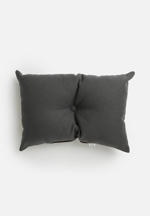 Sixth Floor - Zia blowfilled cushion - charcoal