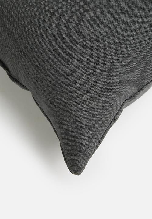 Sixth Floor - Zia blowfilled cushion - charcoal