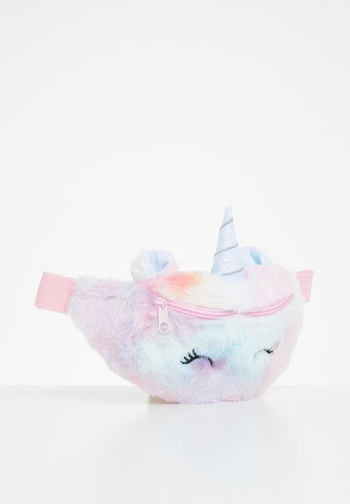 Pop Candy - Unicorn faux fur waist bag - multi