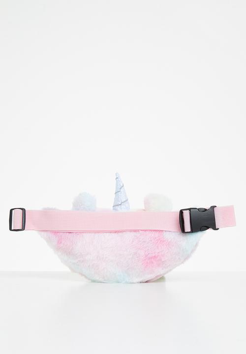 Pop Candy - Unicorn faux fur waist bag - multi