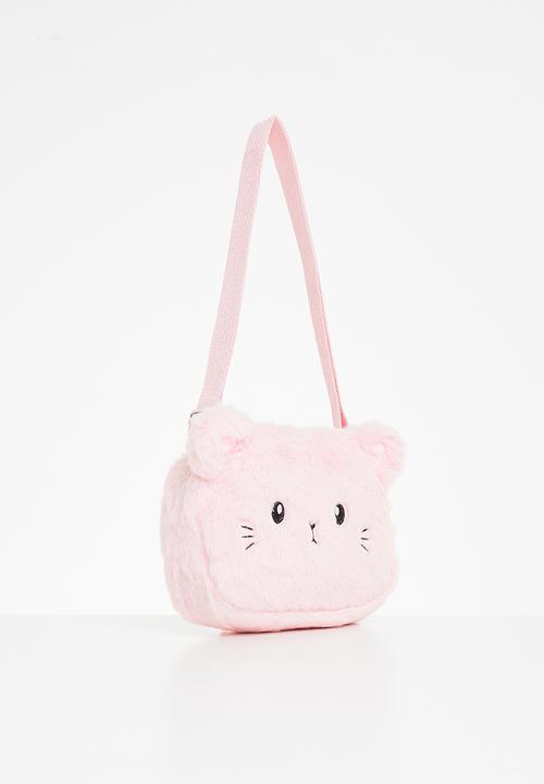 Pop Candy - Girls faux fur bag - pink