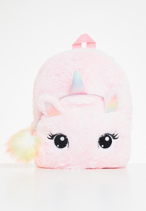 Pop Candy - Unicorn faux fur backpack - pink