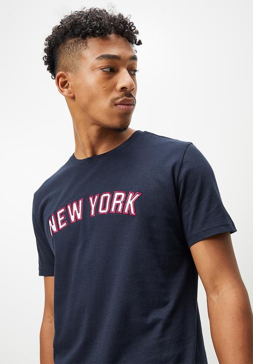 STYLE REPUBLIC - Mikey crew neck graphic tee - navy 