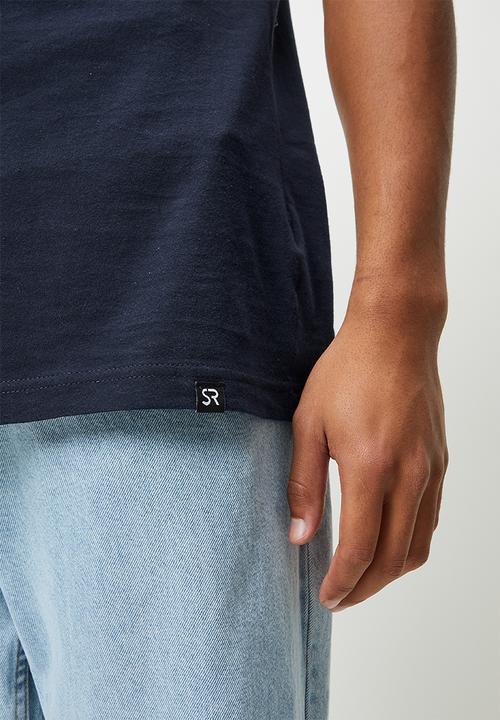 STYLE REPUBLIC - Mikey crew neck graphic tee - navy 