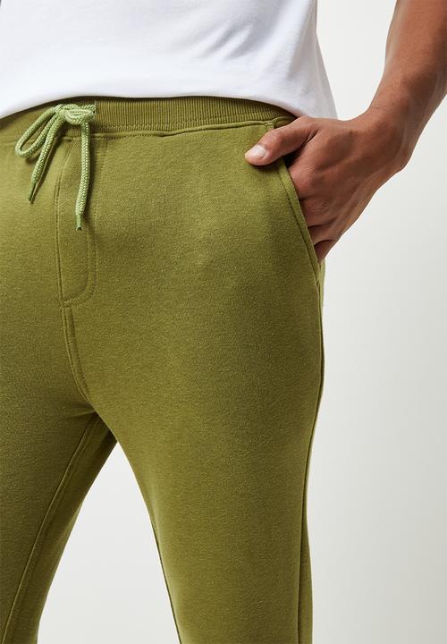 STYLE REPUBLIC - Skinny tapered sweatpant - khaki green