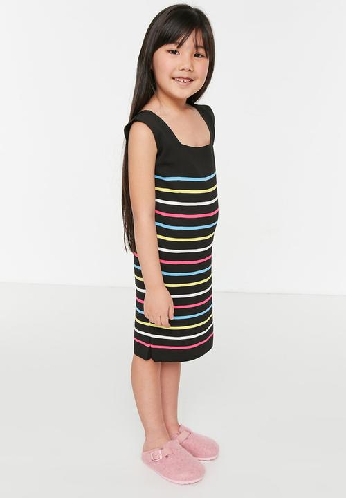 Trendyol - Sleeveless stripe dress - multi