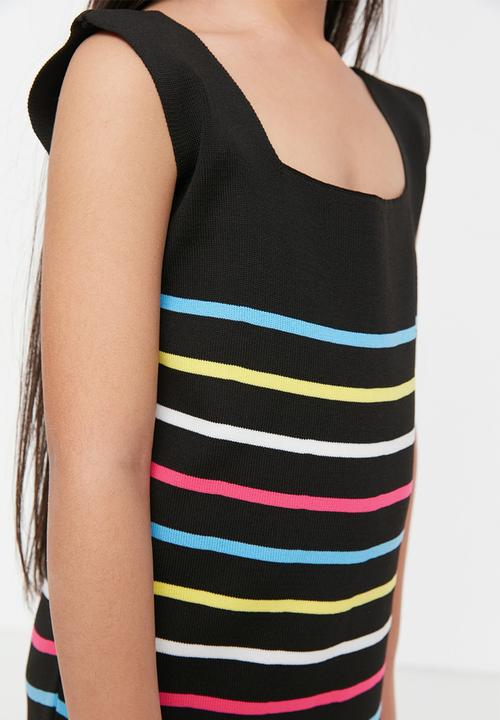 Trendyol - Sleeveless stripe dress - multi