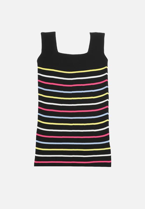 Trendyol - Sleeveless stripe dress - multi