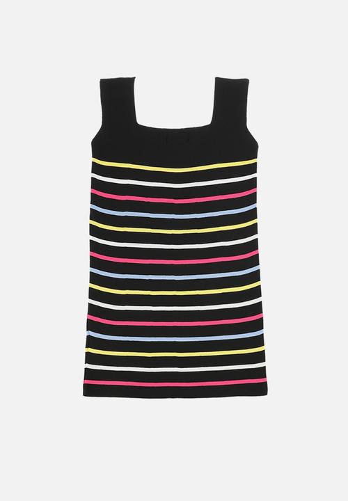 Trendyol - Sleeveless stripe dress - multi