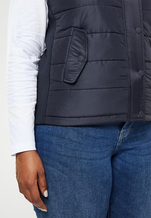 POLO - Plus woman puffer jacket - navy
