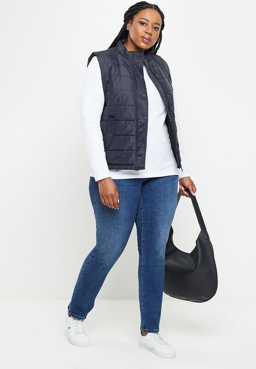POLO - Plus woman puffer jacket - navy