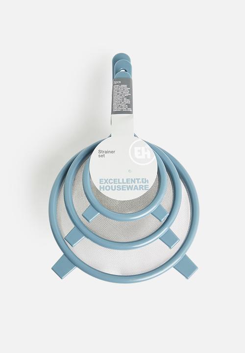 Excellent Houseware - Strainer set - blue