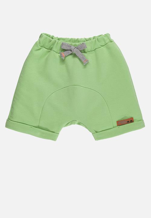 UP Baby - Tee & sweat bermuda - dark blue & green