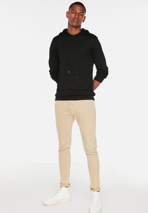 Trendyol - Jess hooded tee - black