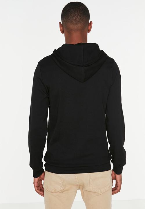 Trendyol - Jess hooded tee - black