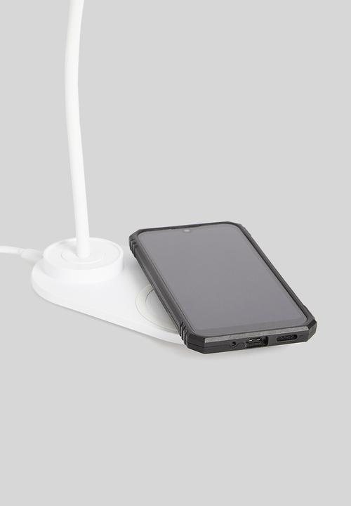 Sixth Floor - Bedside smart lamp/phone charger-white