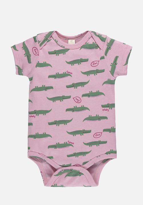 UP Baby - Bodysuit, shorts and headband - pink