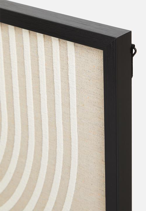 Sixth Floor - Vertical loop framed canvas