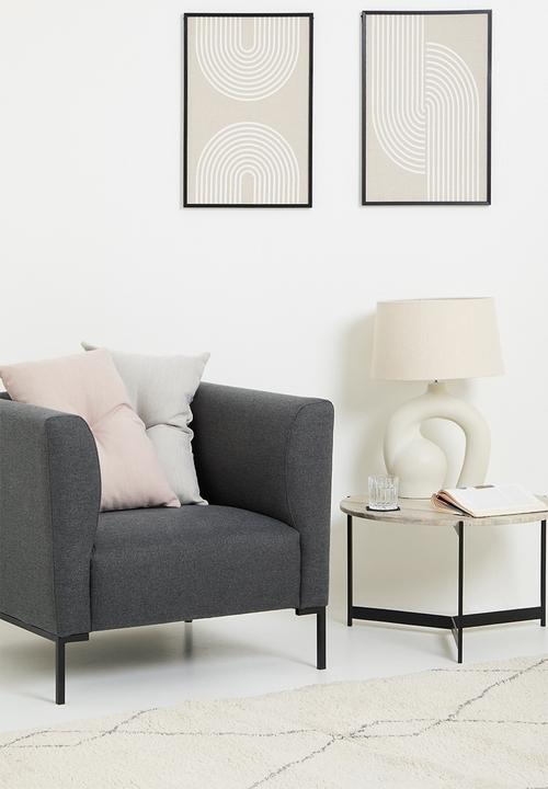 Sixth Floor - Vertical loop framed canvas
