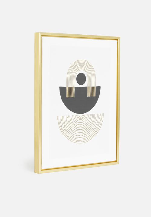 Sixth Floor - Modern art framed canvas