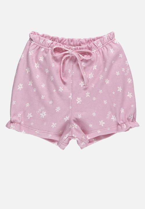 UP Baby - Bodysuit, shorts and headband - off white & pink